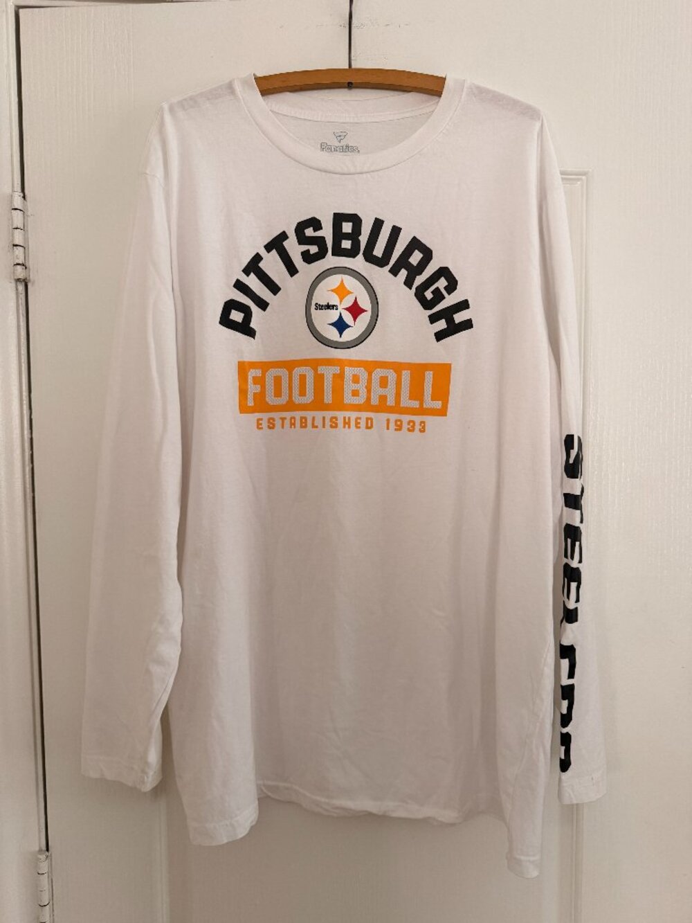 NWOT - Fanatics Pittsburgh Steelers Long Sleeve Tee - Size 3XL